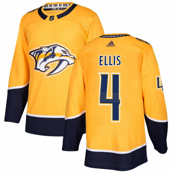 Herren Nashville Predators Eishockey Trikot Ellis #4 Authentic Heim